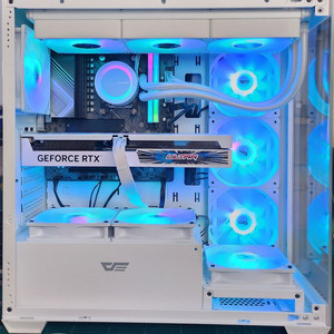 라이젠9 7900 / 64GB / RTX4060 / 영상편집·디자인·AI작업용화이트 조립PC 본체 판매 이미지