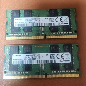 삼성 DDR4 노트북 메모리 16GB 2개 세트 이미지