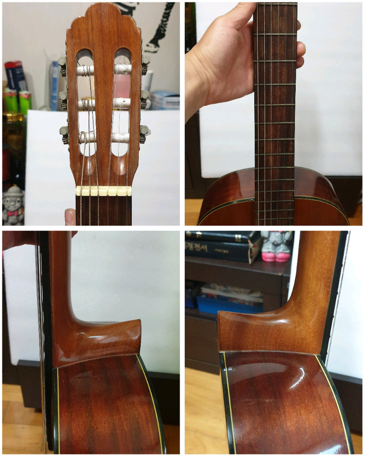 코로나 통기타 케이스와 기타 판매해요 이미지