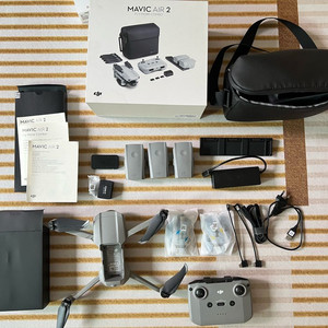 DJI 매빅 에어 2 플라이모어 콤보 드론 풀셋 이미지