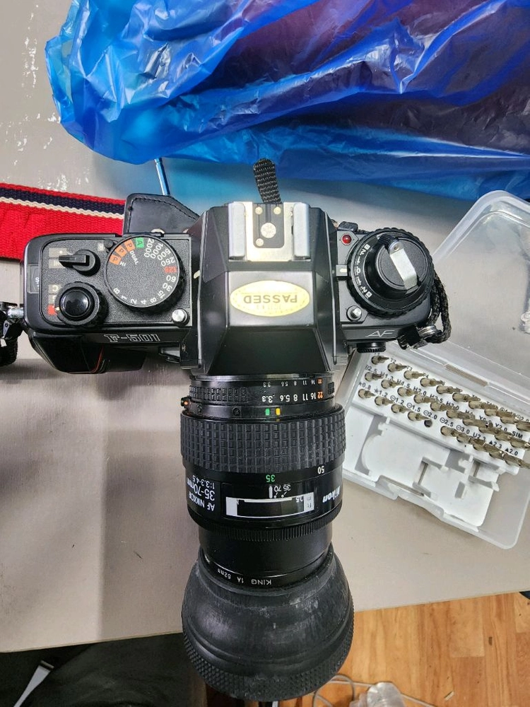 니콘 f501 after 35-75mm f3.3-4.5렌즈 팝니다 이미지