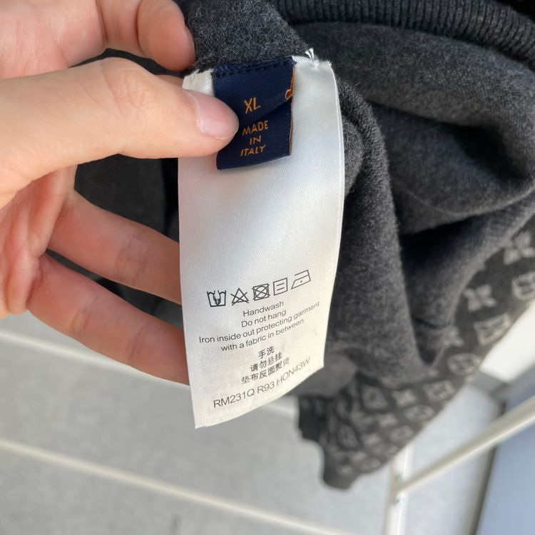 (xl) 루이비통 모노그램 캐시미어 가디건 이미지