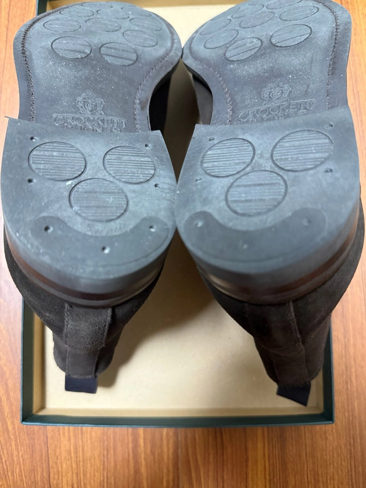 [판매] 크로켓앤존스 첼시8 Chelsea8 6.5E Dark Brown Suede City Sole 이미지