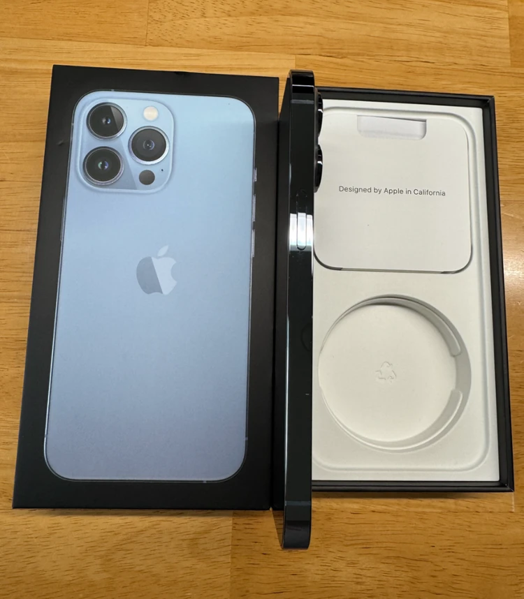 아이폰13프로 256GB 시에라블루 풀박스 이미지