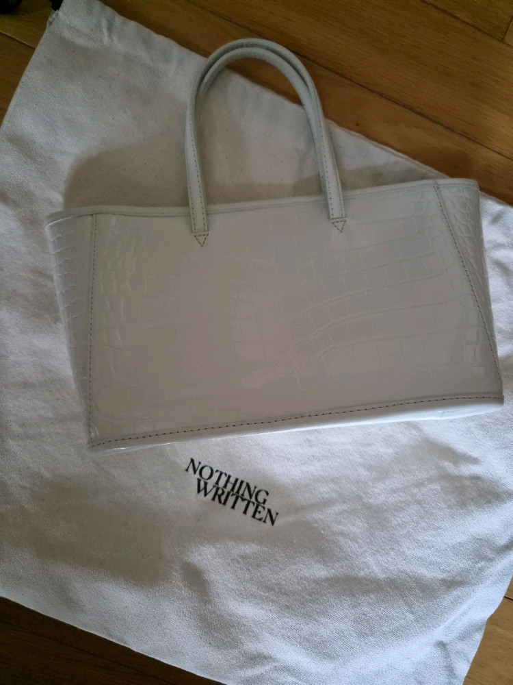 낫띵리튼 토트백 Ain croco tote bag 이미지