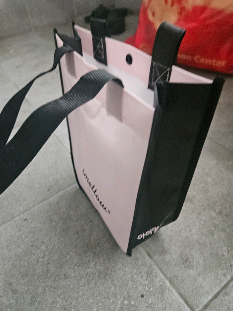 핑크 에코백 수납함 가방 1박스 300개 이미지