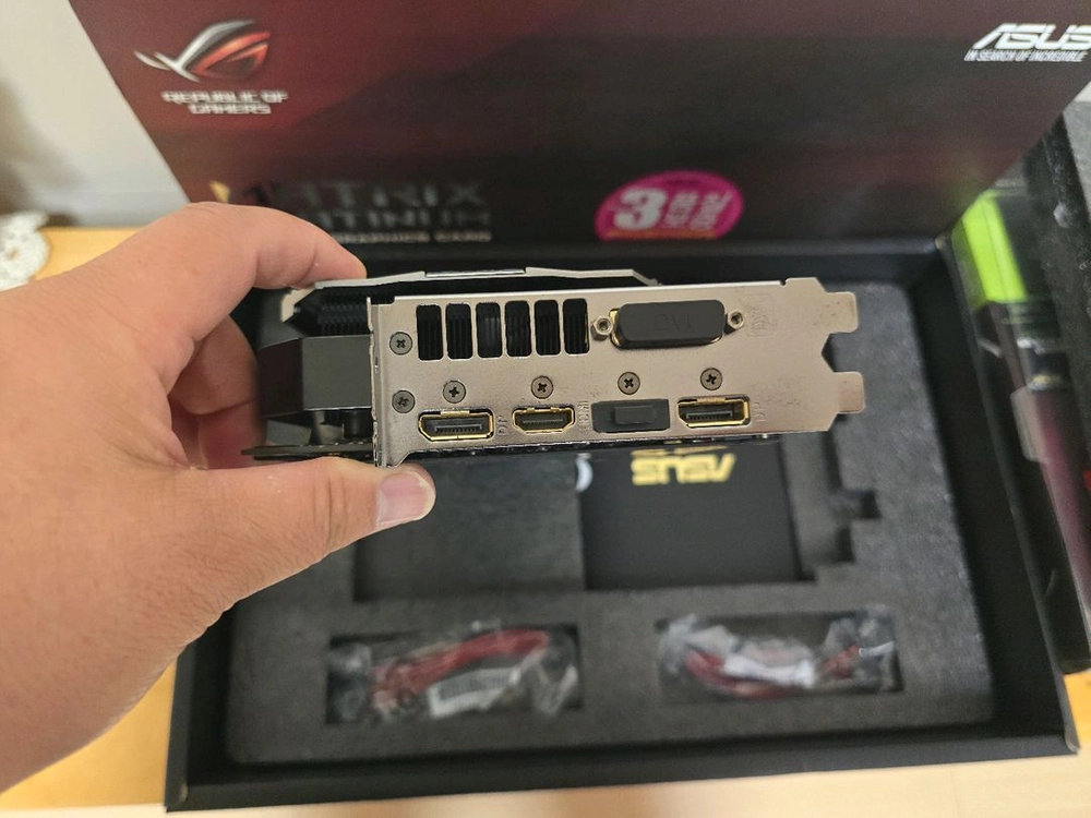 ASUS MATRIX GTX980TI 풀박스 2장 그래픽카드 이미지