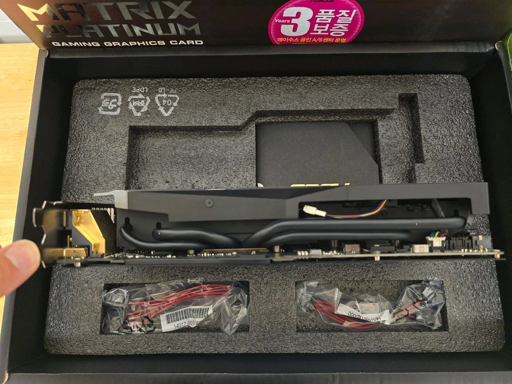 ASUS MATRIX GTX980TI 풀박스 2장 그래픽카드 이미지