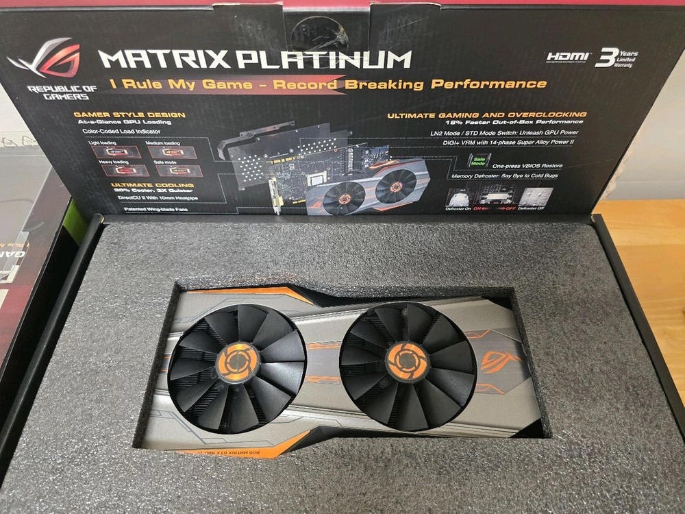 ASUS MATRIX GTX980TI 풀박스 2장 그래픽카드 이미지