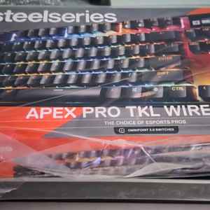 스틸시리즈 Apex Pro WL TKL Gen 3 US(유무선 래피드 트리거 지원) + 정품 루프 포함 이미지