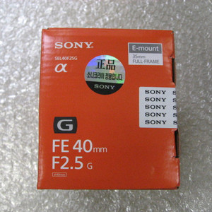 소니40mm F2.5G 소니40G 소니SEL14TC (소니1.4X 텔레컨버터) 소니100mm F2.8 마크로GM 이미지