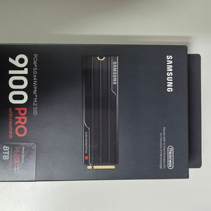 삼성전자 9100Pro 8TB 히트싱크 SSD PCIE5.0 NVME 정발 미개봉 이미지