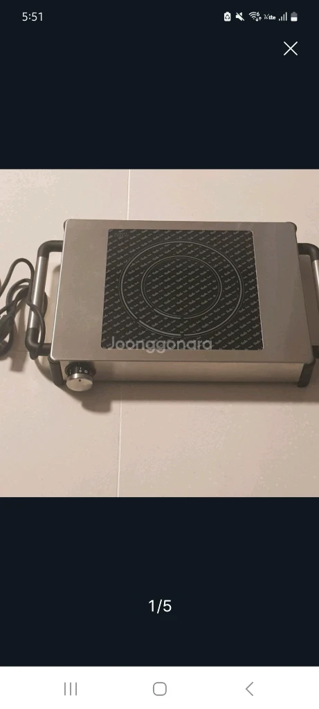 휘슬러 전기렌지 1구 암웨이인덕션 이미지
