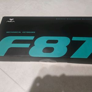 AULA F87Pro 유선 독거미 기계식 키보드 라이트 올리비아 / KTT 저소음바다축 팝니다 이미지