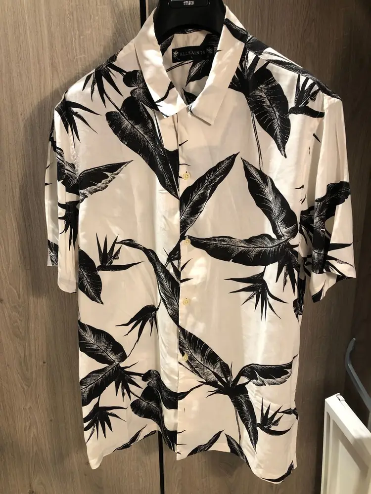 올세인츠 버지니아 하와이안 셔츠 L 사이즈 팝니다. Allsaints Viginia 이미지