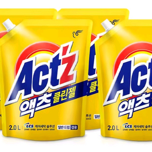 선착순)액츠 액체세제 세탁세제 캡리필2Lx8팩 무료배송28000원 이미지