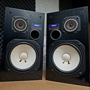 야마하 YAMAHA NS-018 스피커 /빈티지 모니터 오디오명기 대형 레트로 오디오 카페 매장 앤틱 사운드 이미지
