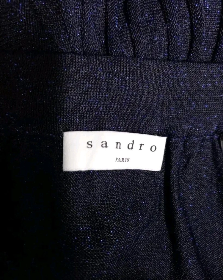 새 산드로 SANDRO 플리츠 춘하 롱 니트 스커트44.55 이미지