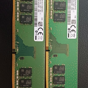 삼성 ddr4 8gb 2400T mhz 램 2개 일괄 이미지