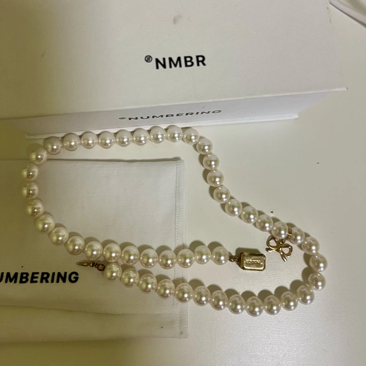 넘버링 진주목걸이 9704 이미지