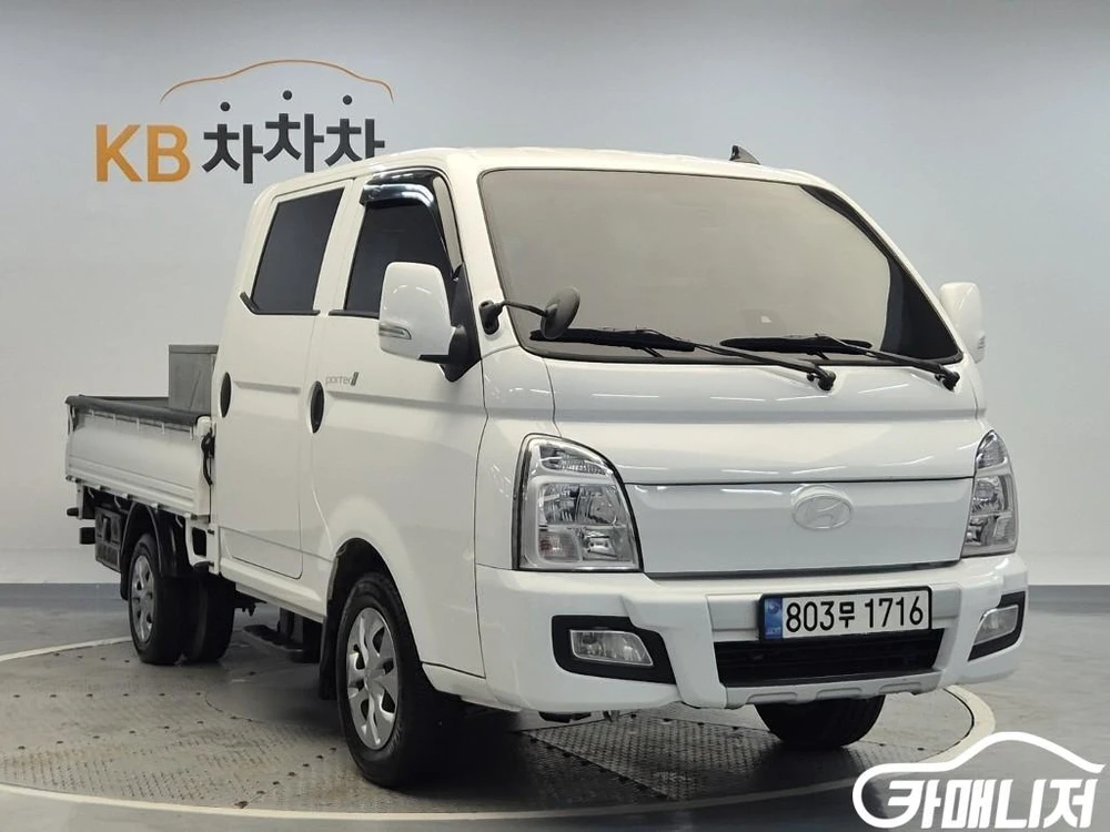 [소형화물][카고]포터2 (LPG2.5터보) 더블캡/초장축/2WD 프리미엄 (6인승 /1톤) 6월초특가 이미지
