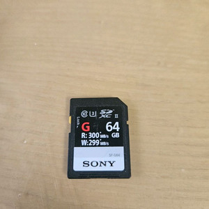 소니 sf-g64 sd카드 64gb 팝니다 이미지