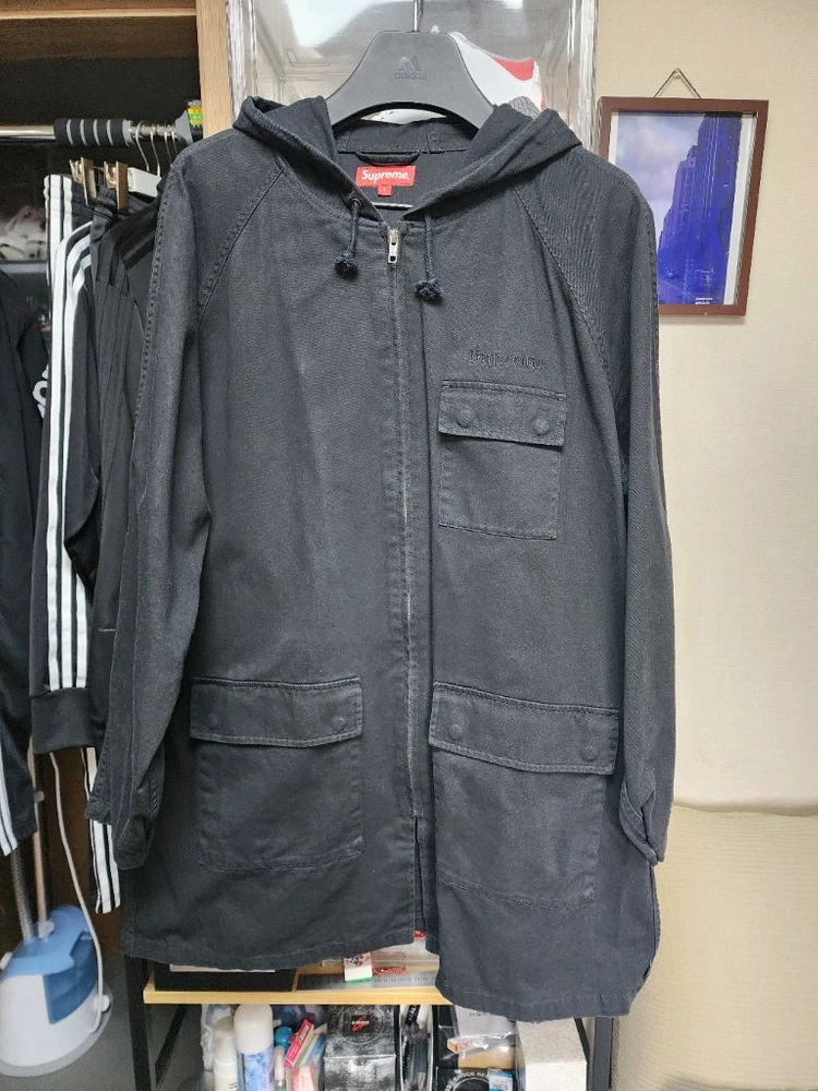 Supreme 브랜드2018FW의 후드 집업야상 자켓입니다 L사이즈 이미지