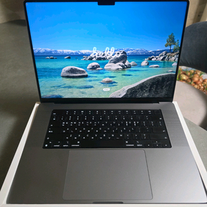 안심O M1 pro 16인치 맥북 프로 16gb 1TB 이미지