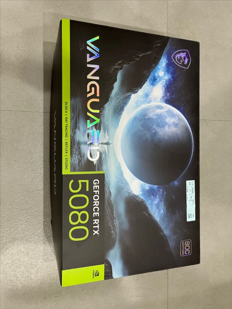 msi rtx 5080 뱅가드 vanguard 이미지