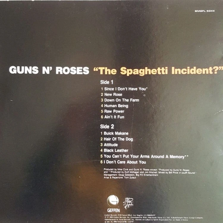 GUNS N ROSES-THE SPAGHETTI INCIDENT? LP 이미지