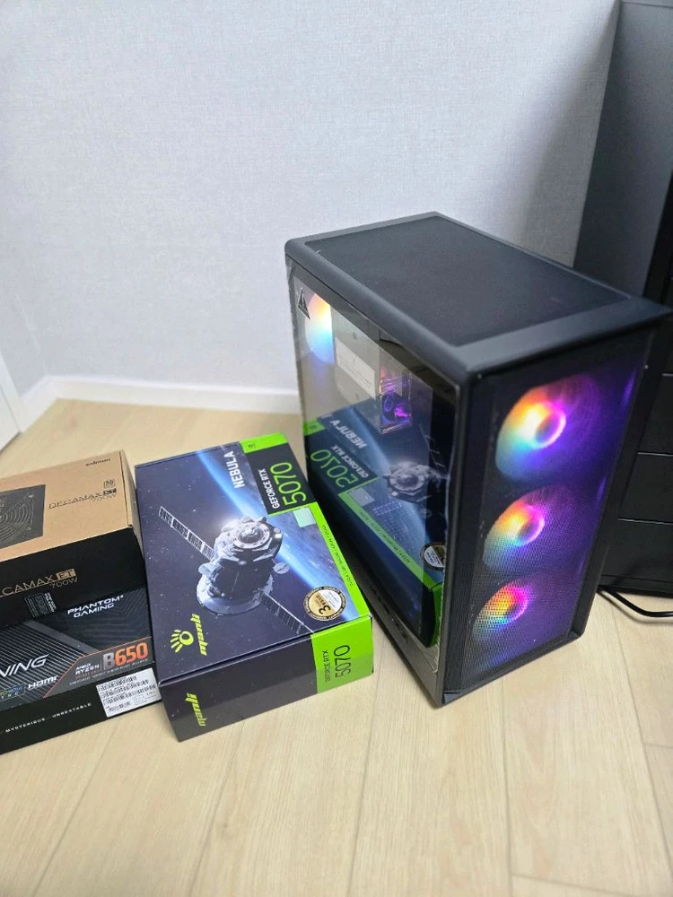 RTX5070 라이젠7800X3D 게이밍 본체 이미지