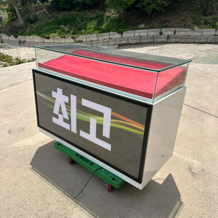 핸드폰진열장 유리진열장 쇼케이스 수납장 이미지