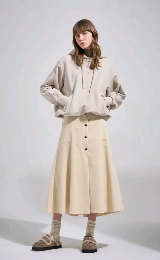 시스템 코듀로이 스커트 이미지