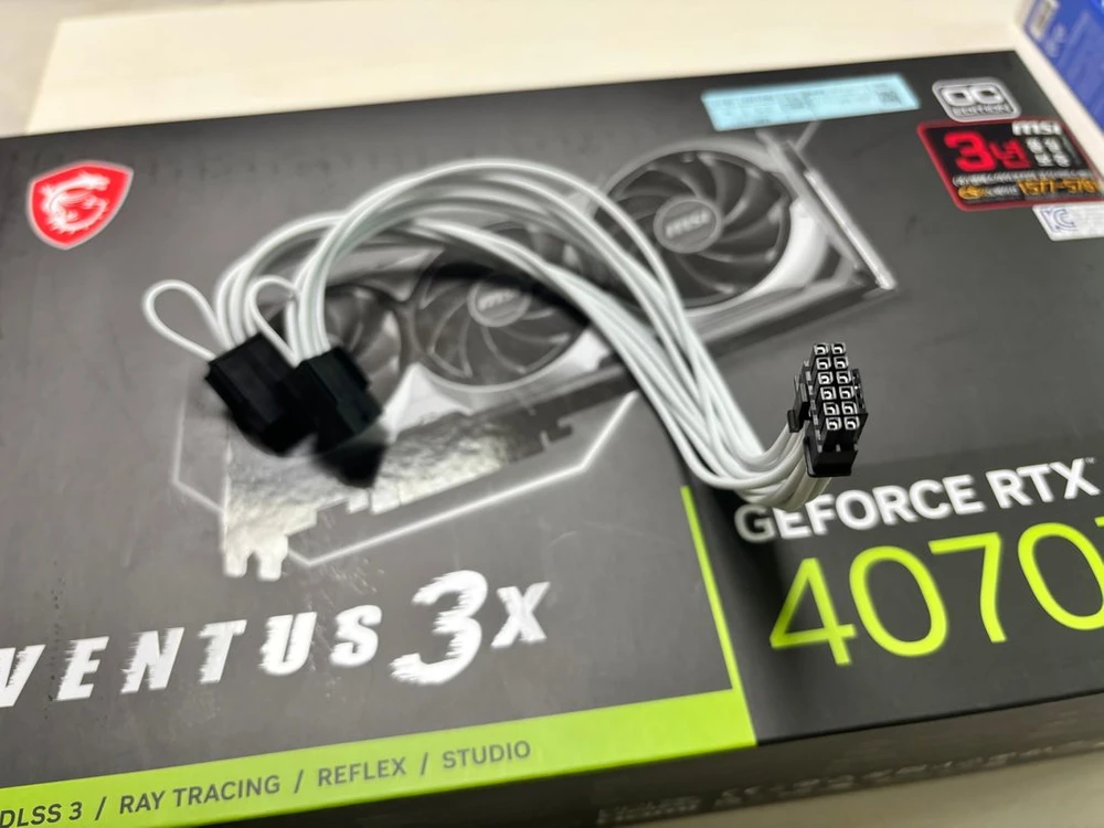 MSI 지포스 RTX 4070 Ti 벤투스 3X 그래픽카드 팝니다 이미지