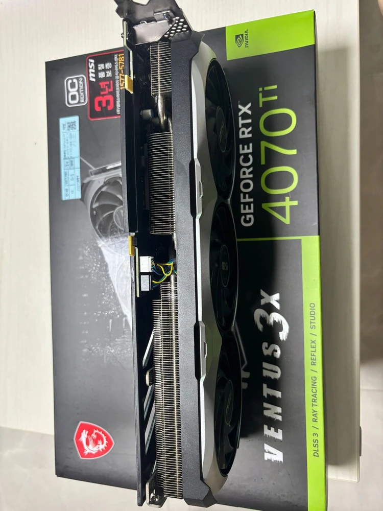 MSI 지포스 RTX 4070 Ti 벤투스 3X 그래픽카드 팝니다 이미지