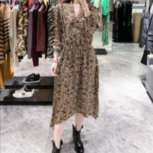 [ZADIG&VOLTAIRE] 쟈딕앤볼테르 디테일 롱 원피스 이미지