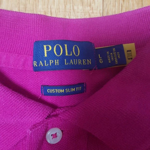 (신형/100%정품/새상품급)폴로 랄프로렌 아코닉스 메시 커스텀 슬림핏 핑크 카라티,100 이미지