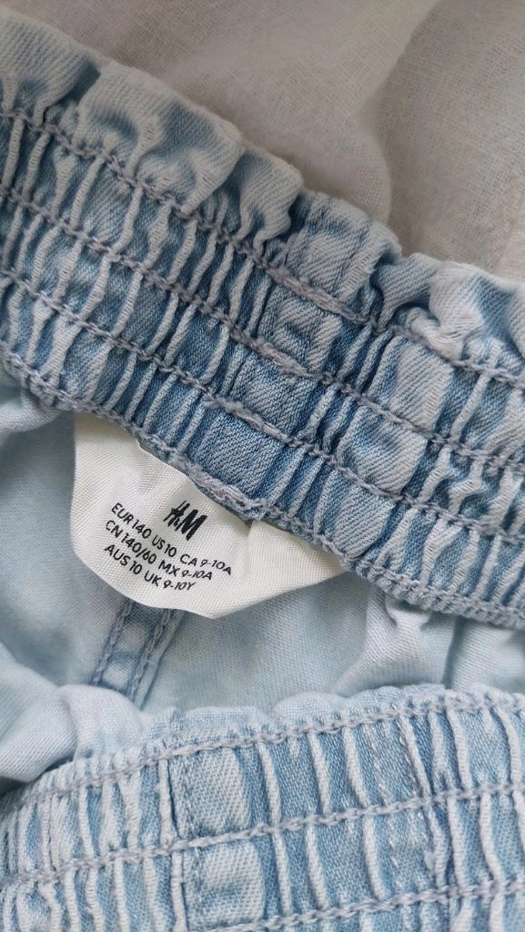 H&M 흐앤므 여아옷 일괄 린넨쇼츠 데님쇼츠 린넨반팔셔츠 니트나시 여름옷 이미지