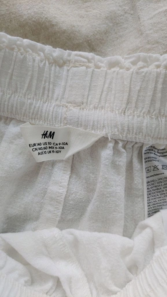 H&M 흐앤므 여아옷 일괄 린넨쇼츠 데님쇼츠 린넨반팔셔츠 니트나시 여름옷 이미지