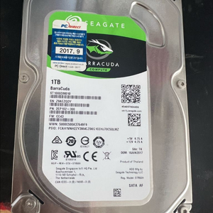 시게이트 HDD 1T+2T 일괄 이미지
