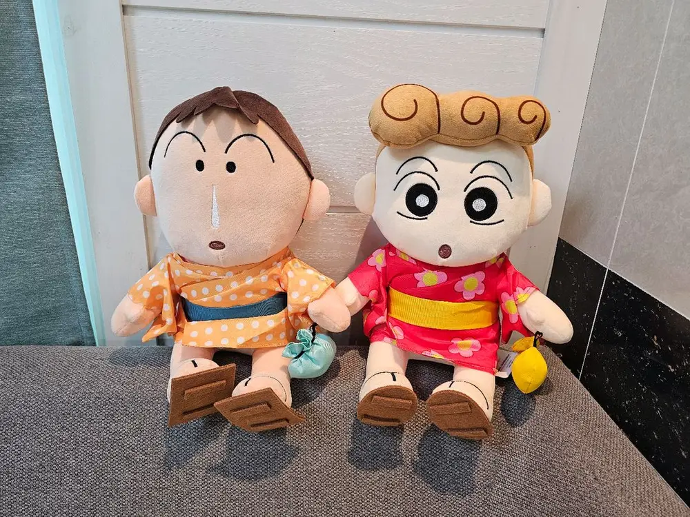 짱구는 못말려 짱아 맹구 유카타 중형 인형 새거 팔아요 이미지