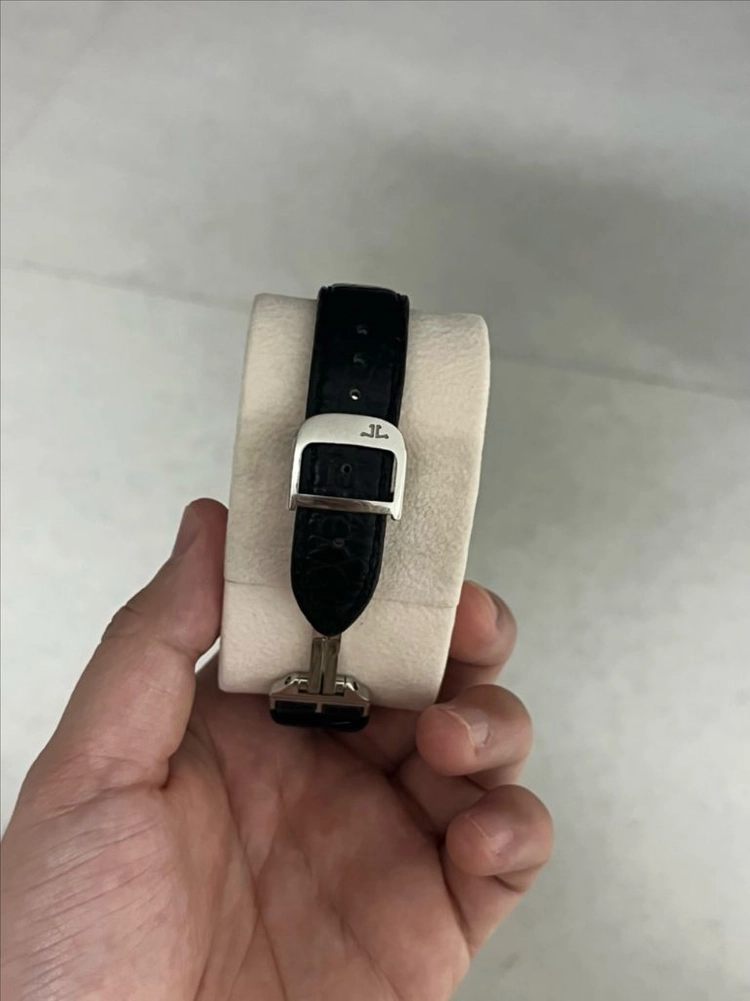 (38.5mm) 예거르쿨트르 리베르소 클래식 흰판 모노페이스 디버클 이미지