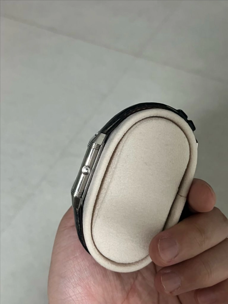 (38.5mm) 예거르쿨트르 리베르소 클래식 흰판 모노페이스 디버클 이미지