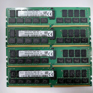 서버 용 DDR4 2666v 32g 램 4개 판매 (32gb ecc reg 메모리 ram 워크스테이션) 이미지
