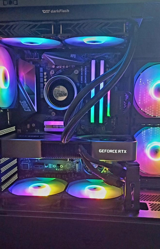 5800x3d + 3080ti 게이밍 데스크탑 컴퓨터 본체 판매합니다 이미지