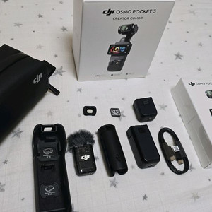 DJI 오즈모포켓3 콤보 (본체새거) 판매합니다 이미지