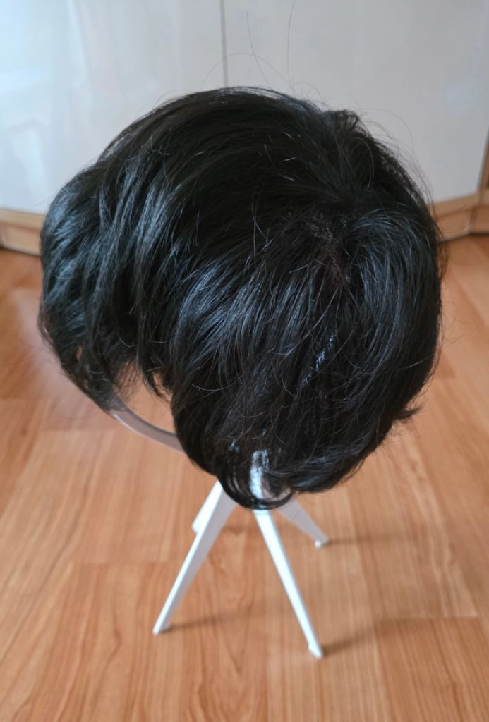 피치비 블랙 숏단발 가발 이미지