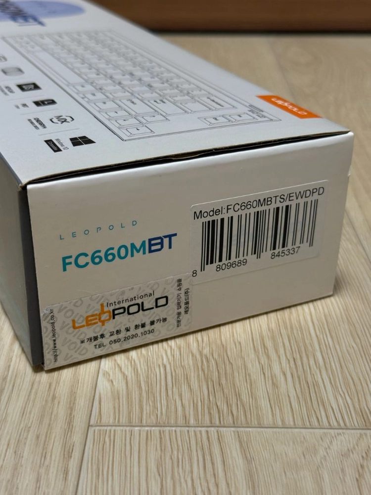 레오폴드 FC660MBT 저소음 적축 영문 키캡 이미지