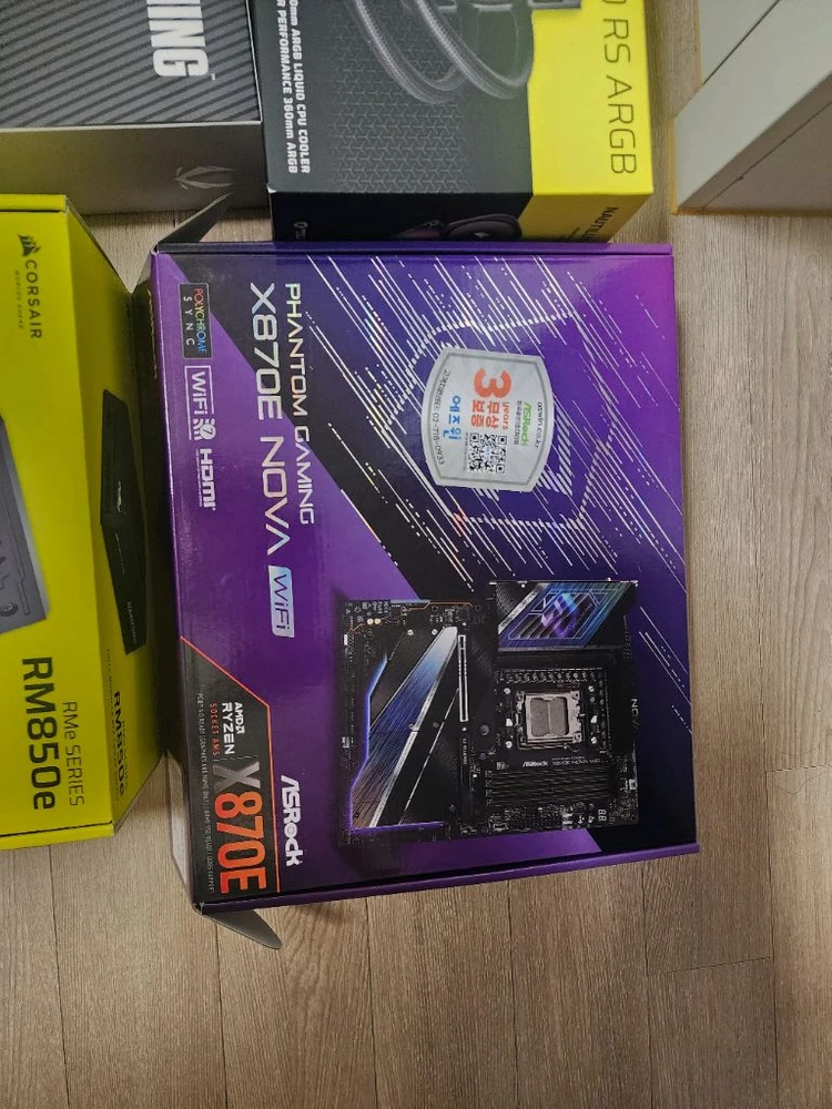 커세어 감성 컴퓨터 9800x3d 5070ti 이미지