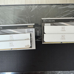팀그룹 t-create expert ddr5-6000 cl30 16GB X 2 32GB 화이트 1세트 서린 램 이미지